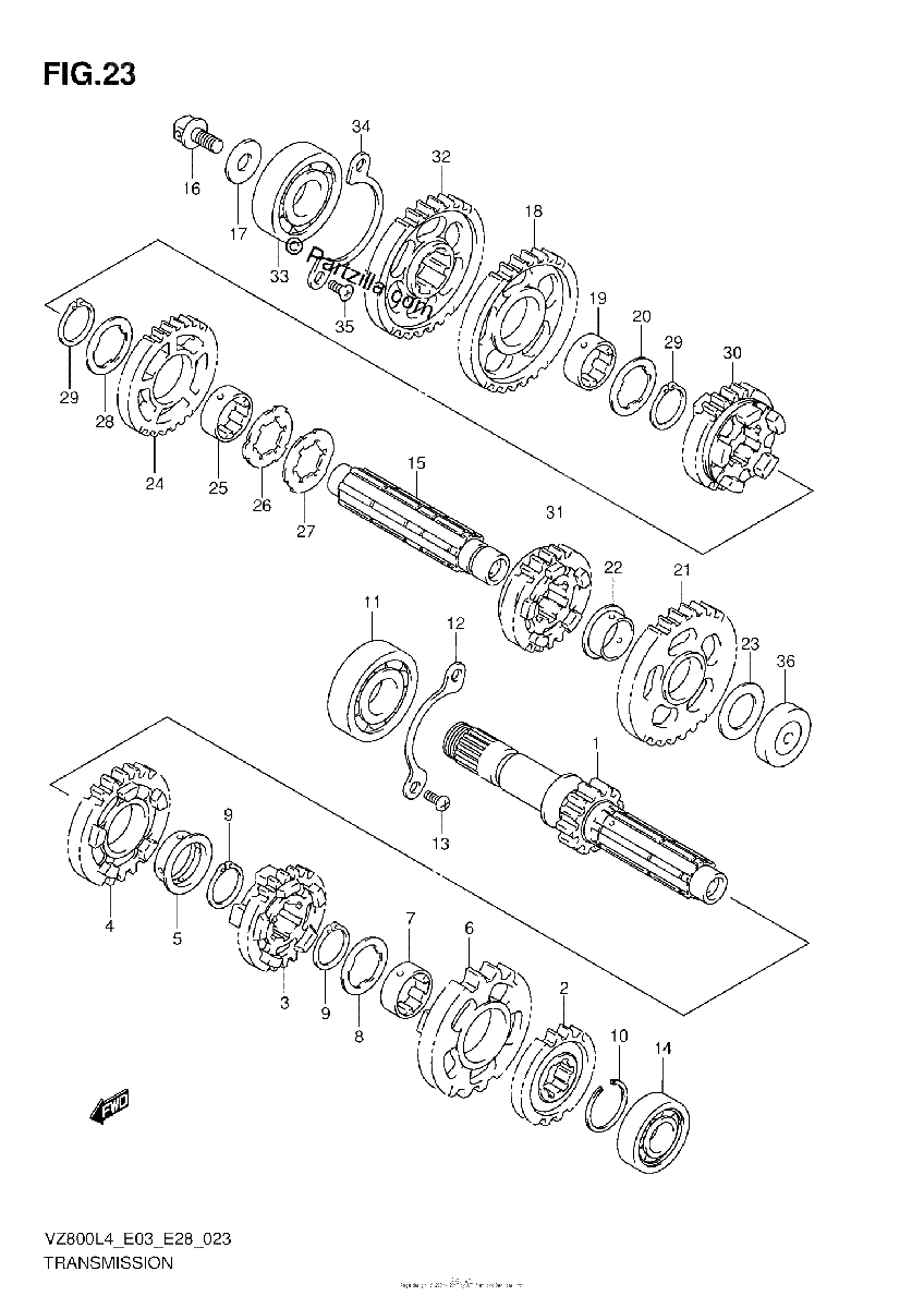 Diagrama de TRANSMISSION