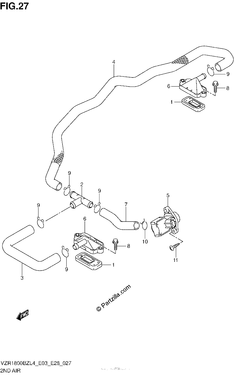 Diagrama de 2ND AIR VZR1800BZL4 E03
