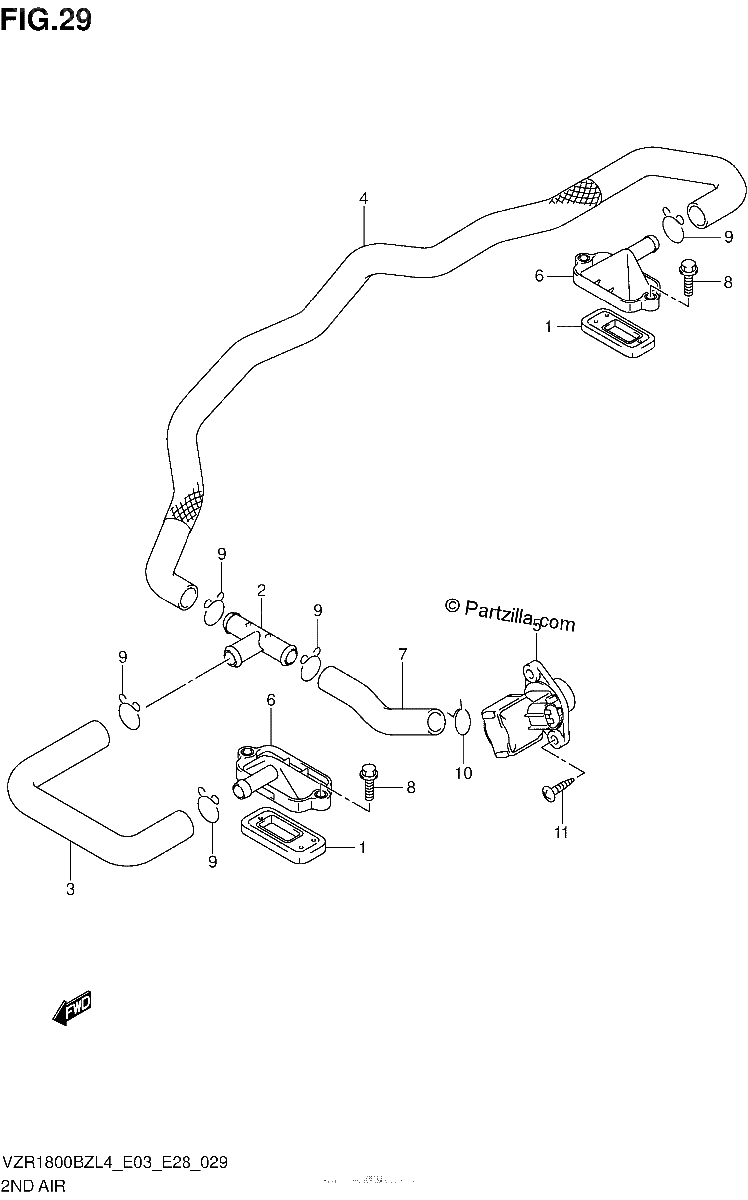 Diagrama de 2ND AIR VZR1800BZL4 E33
