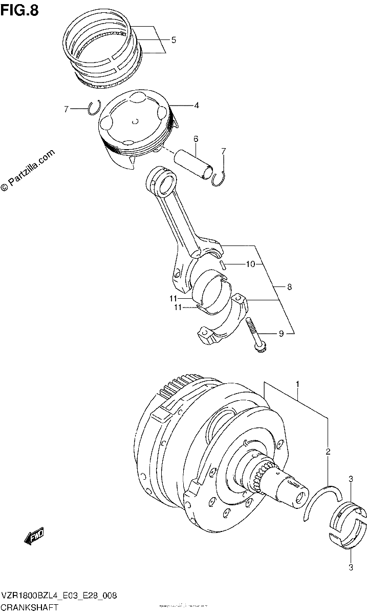 Diagrama de CRANKSHAFT