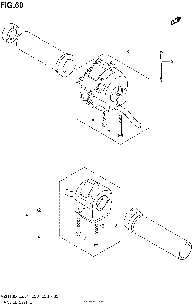 Diagrama de HANDLE SWITCH