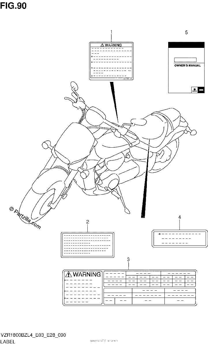 Diagrama de LABEL VZR1800BZL4 E03