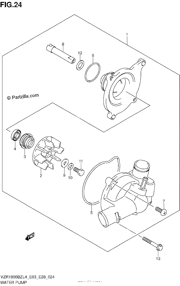 Diagrama de WATER PUMP
