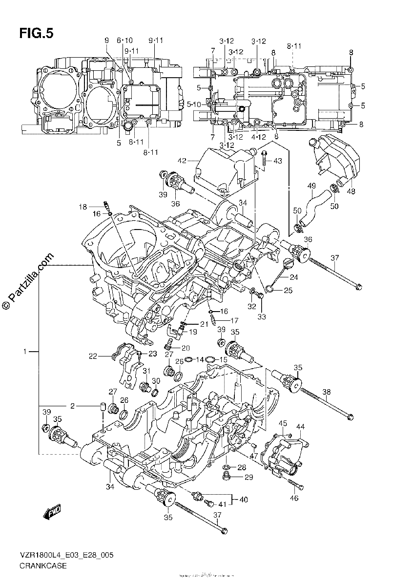 Diagrama de CRANKCASE