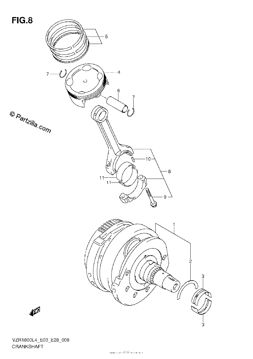Diagrama de CRANKSHAFT