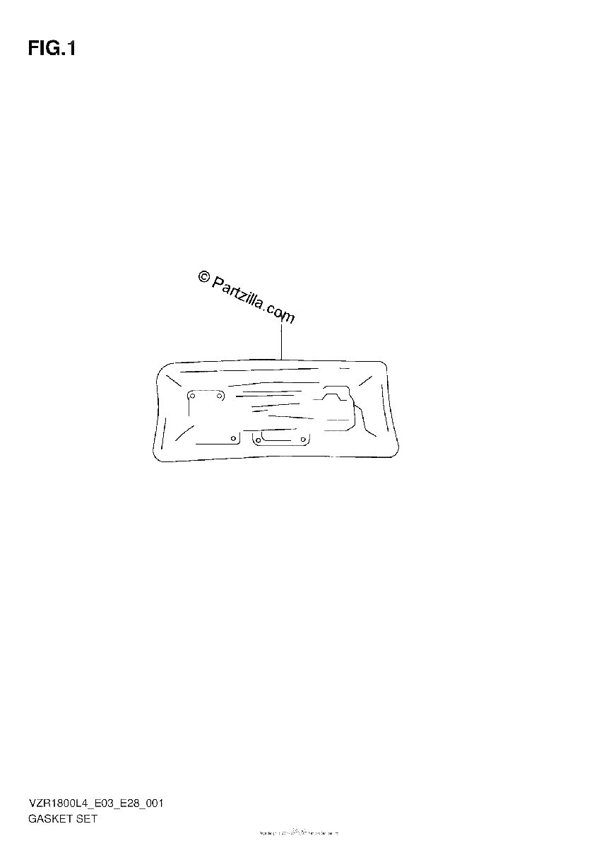 Diagrama de GASKET SET