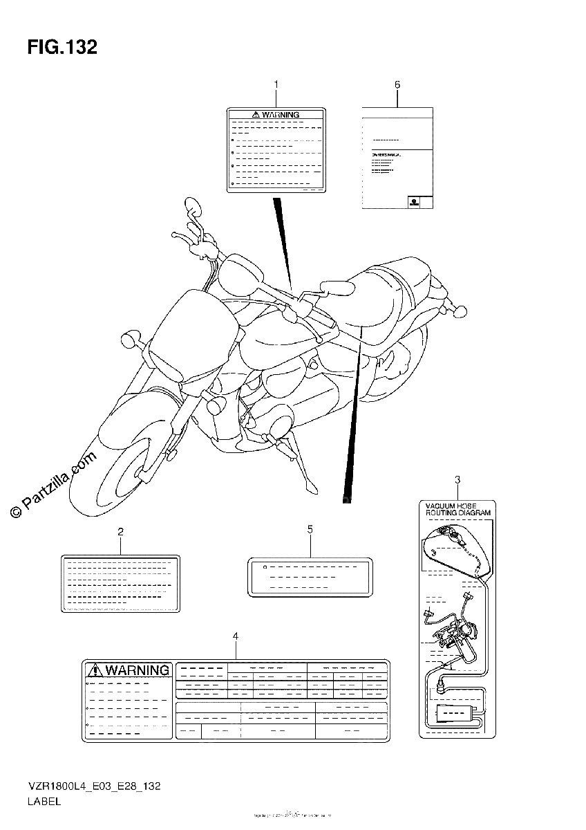 Diagrama de LABEL VZR1800ZL4 E33