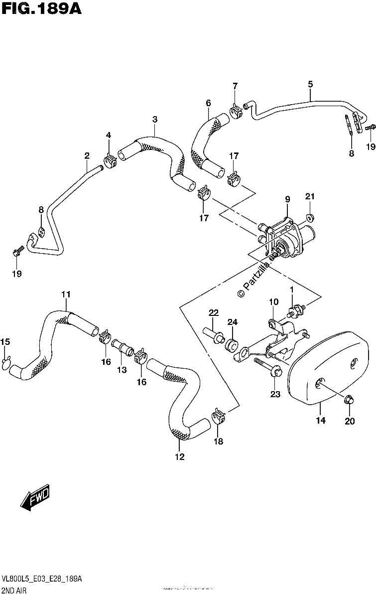 Diagrama de 2ND AIR VL800L5 E03