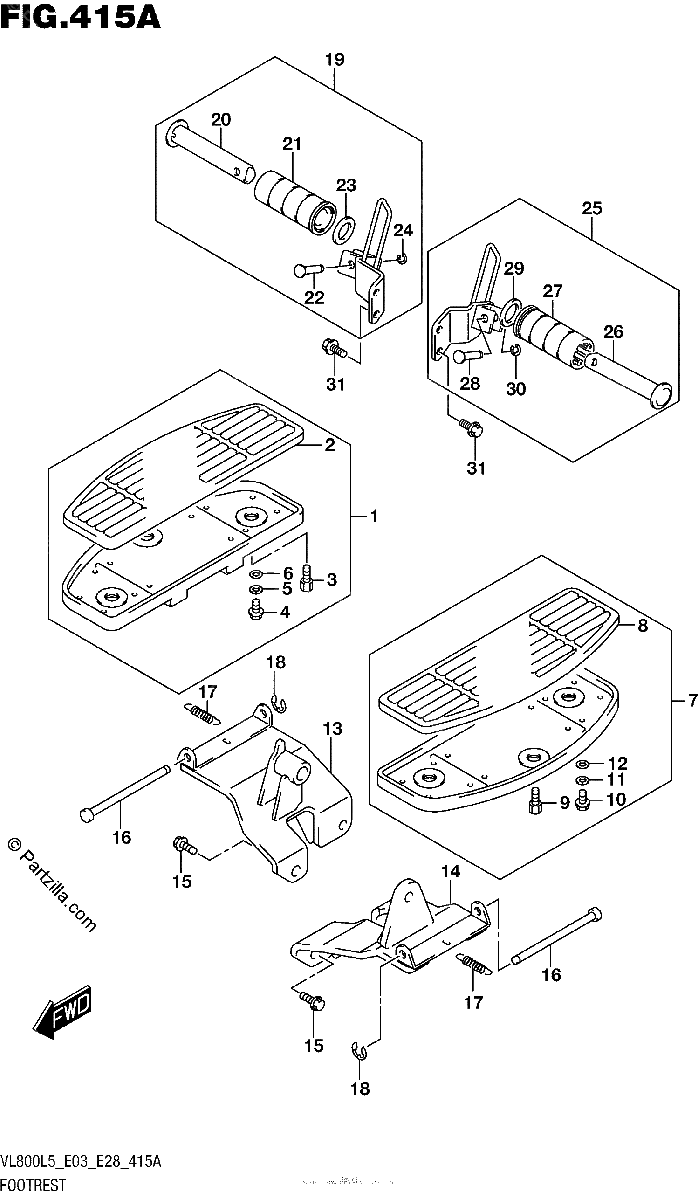 Diagrama de FOOTREST