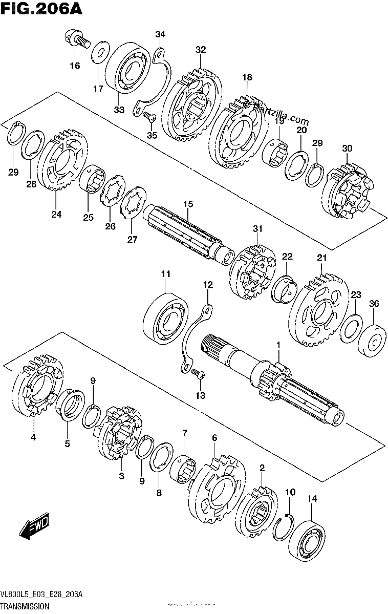 Diagrama de TRANSMISSION