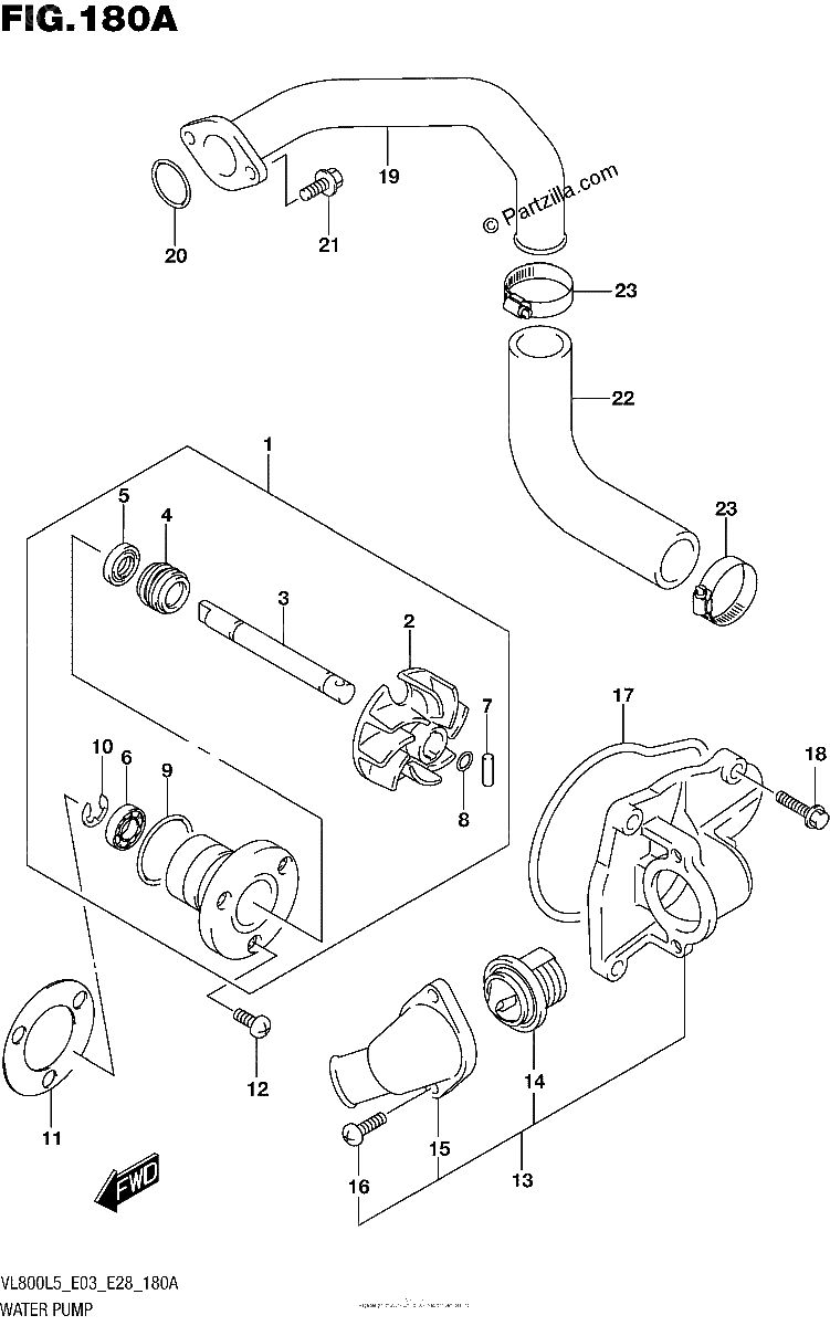 Diagrama de WATER PUMP