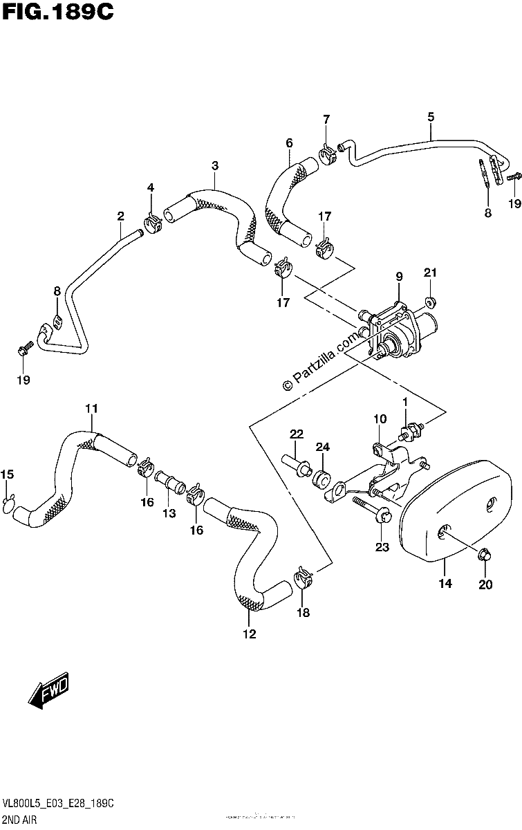 Diagrama de 2ND AIR VL800TL5 E03