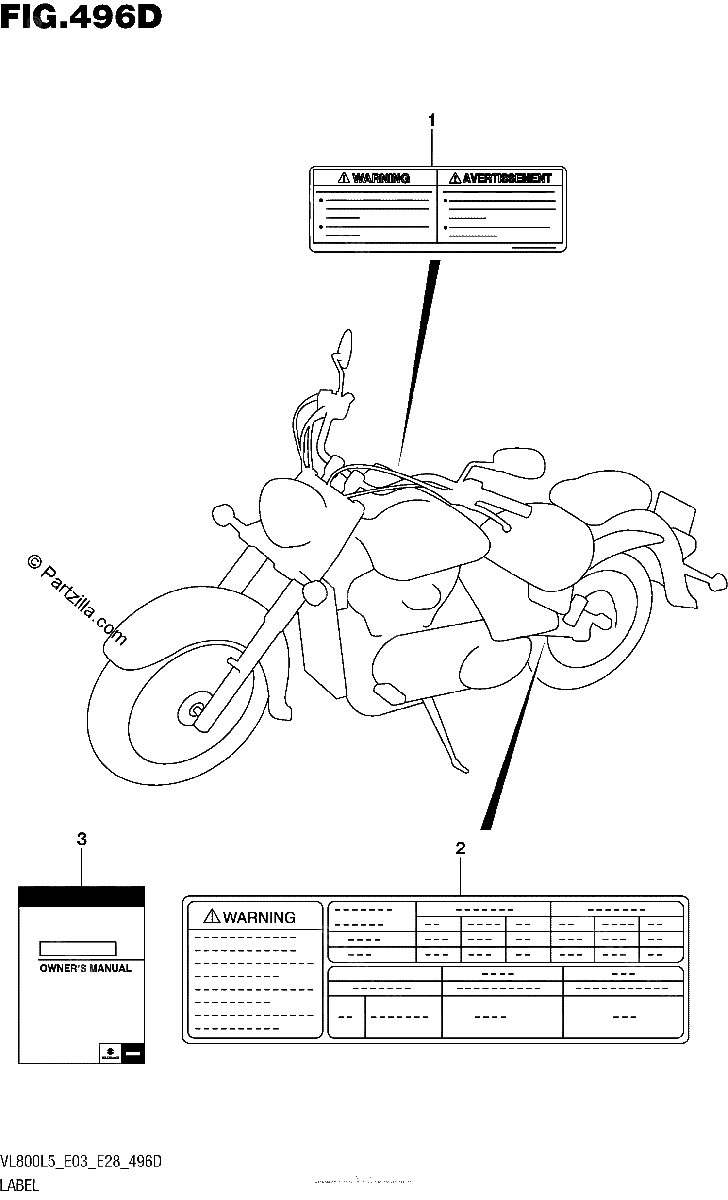 Diagrama de LABEL VL800TL5 E28