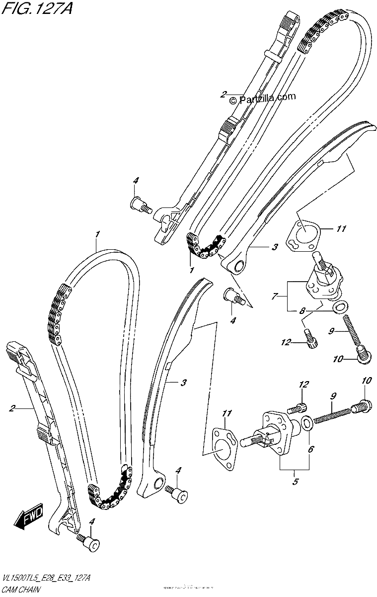Diagrama de CAM CHAIN