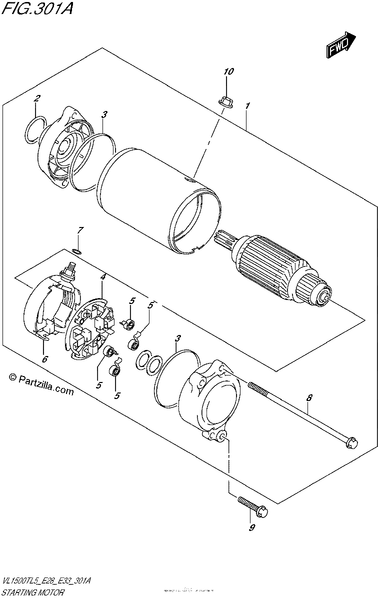 Diagrama de STARTING MOTOR
