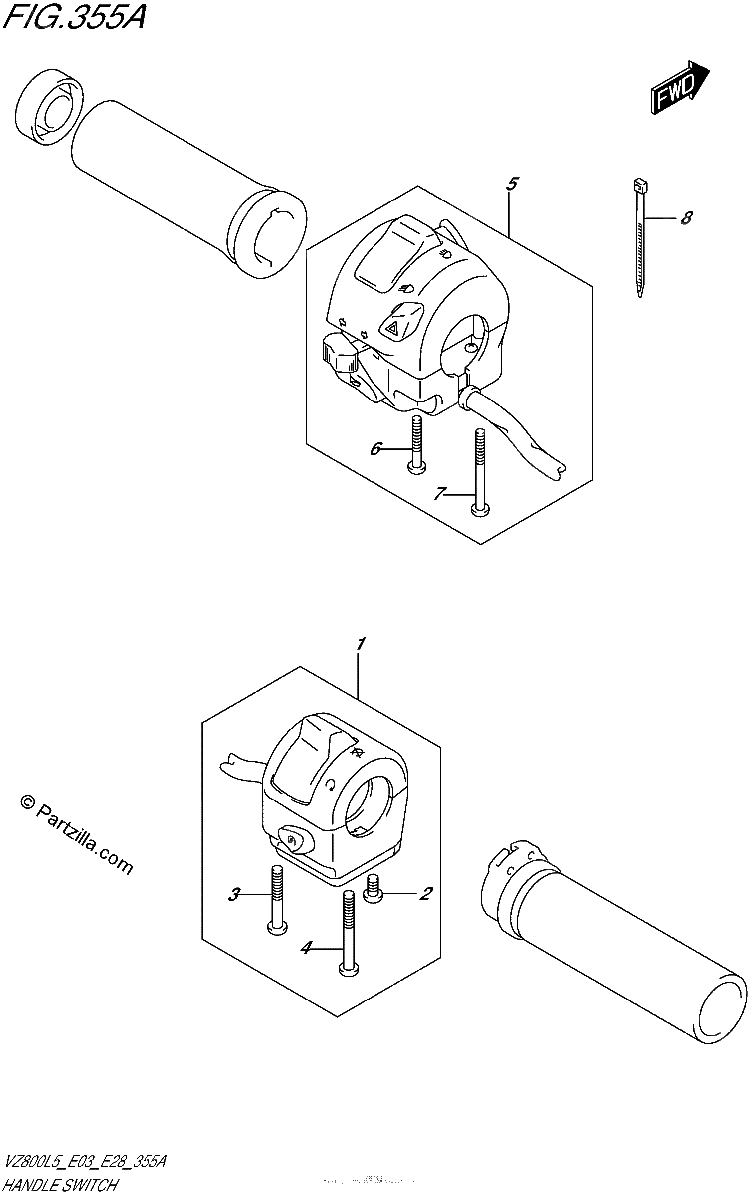 Diagrama de HANDLE SWITCH