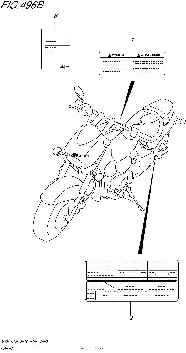 Diagrama de LABEL VZ800L5 E28