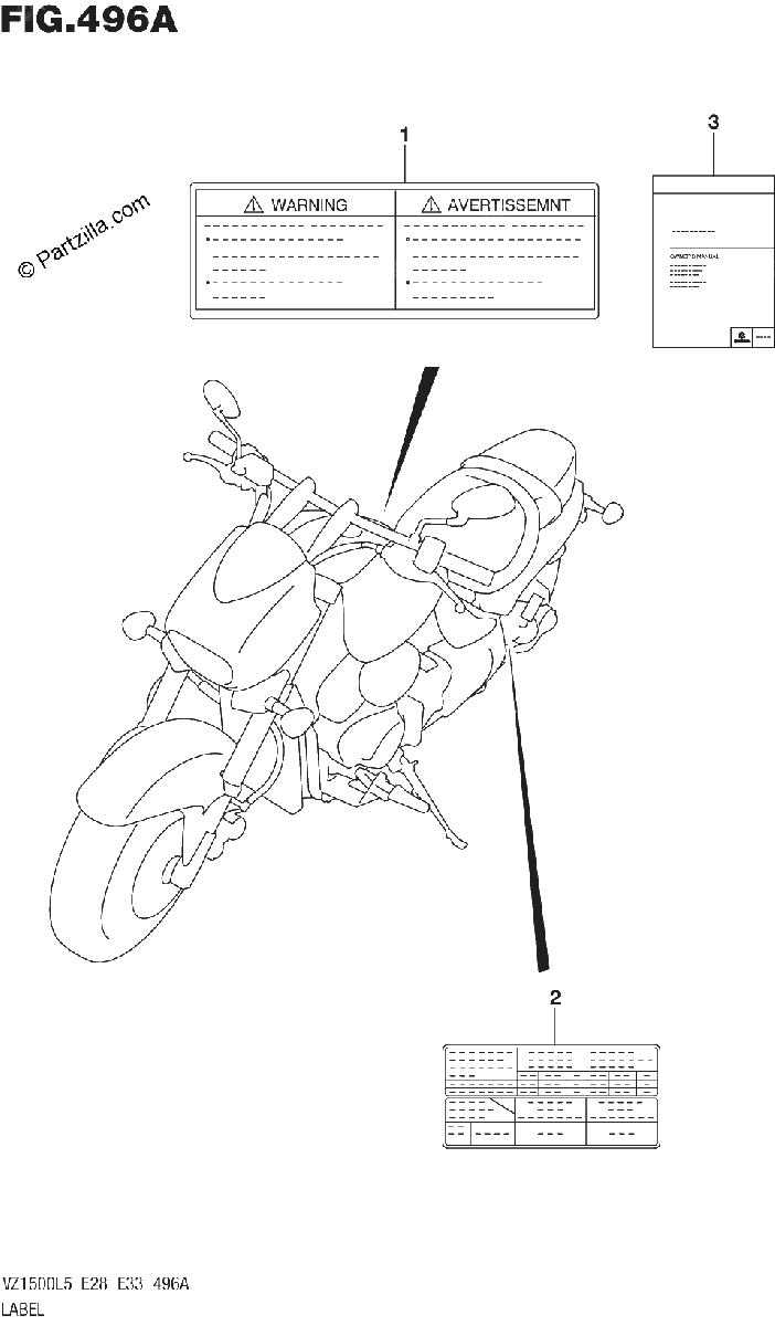 Diagrama de LABEL VZ1500L5 E28