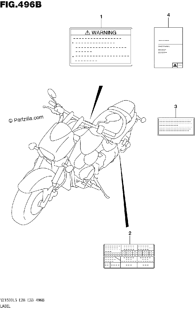 Diagrama de LABEL VZ1500L5 E33