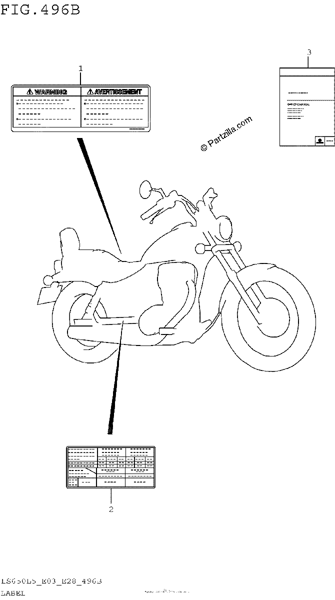 Diagrama de LABEL LS650L5 E28