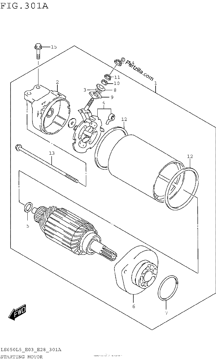 Diagrama de STARTING MOTOR