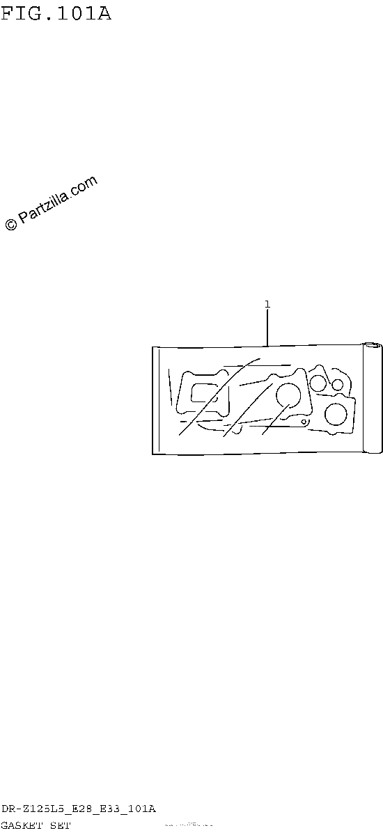 Diagrama de GASKET SET