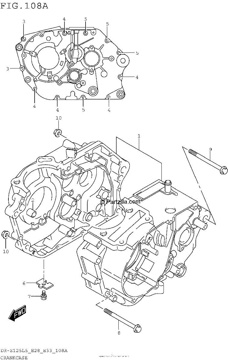 Diagrama de CRANKCASE