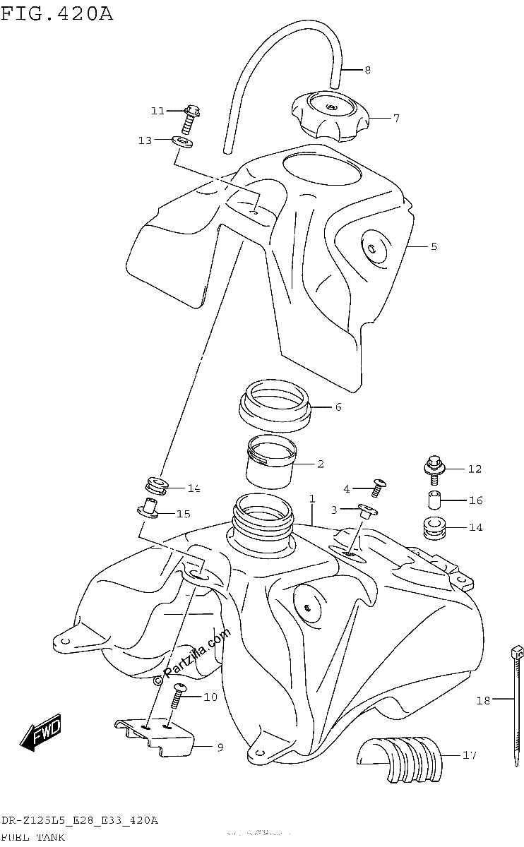 Diagrama de FUEL TANK