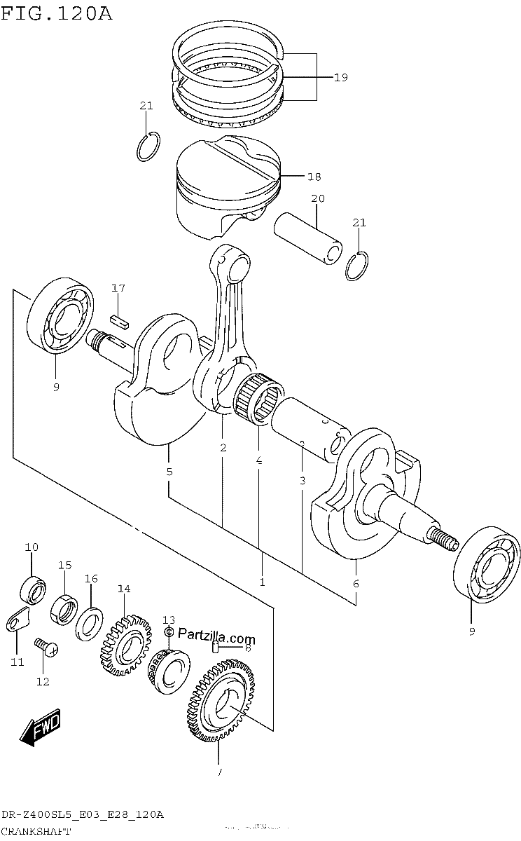 Diagrama de CRANKSHAFT