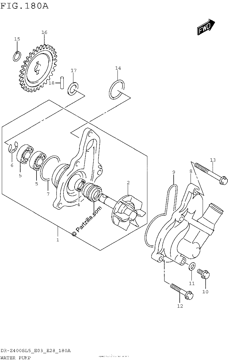 Diagrama de WATER PUMP