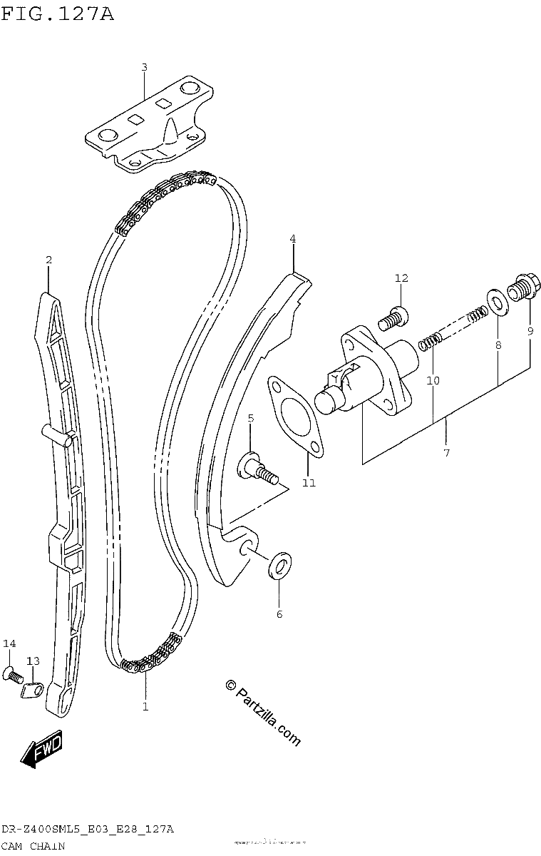 Diagrama de CAM CHAIN