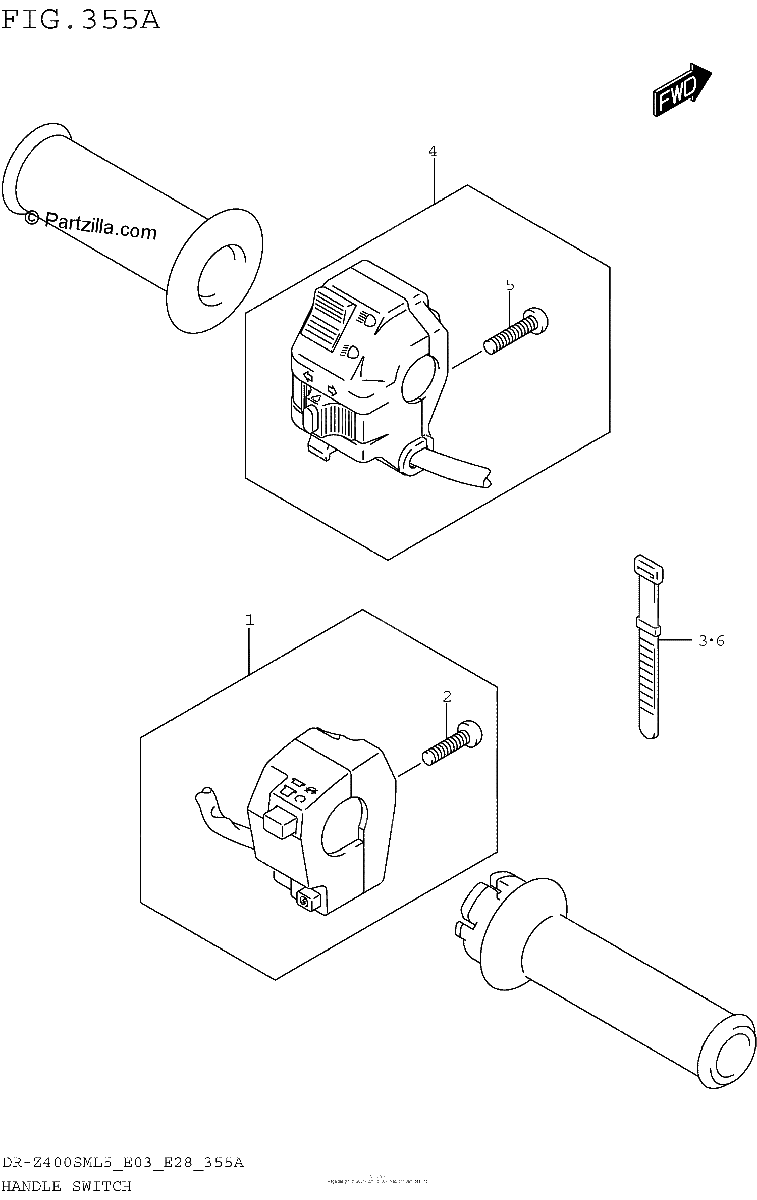 Diagrama de HANDLE SWITCH