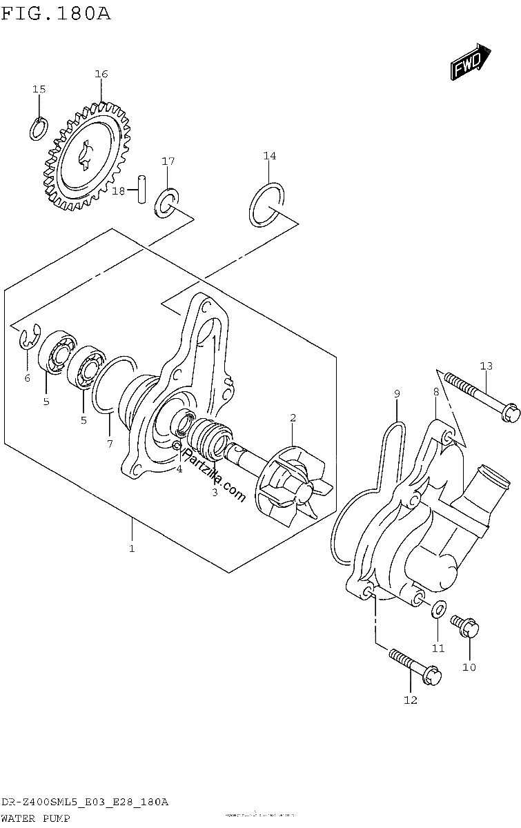 Diagrama de WATER PUMP