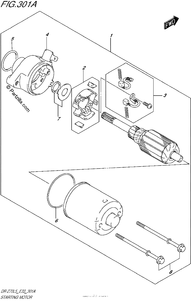 Diagrama de STARTING MOTOR