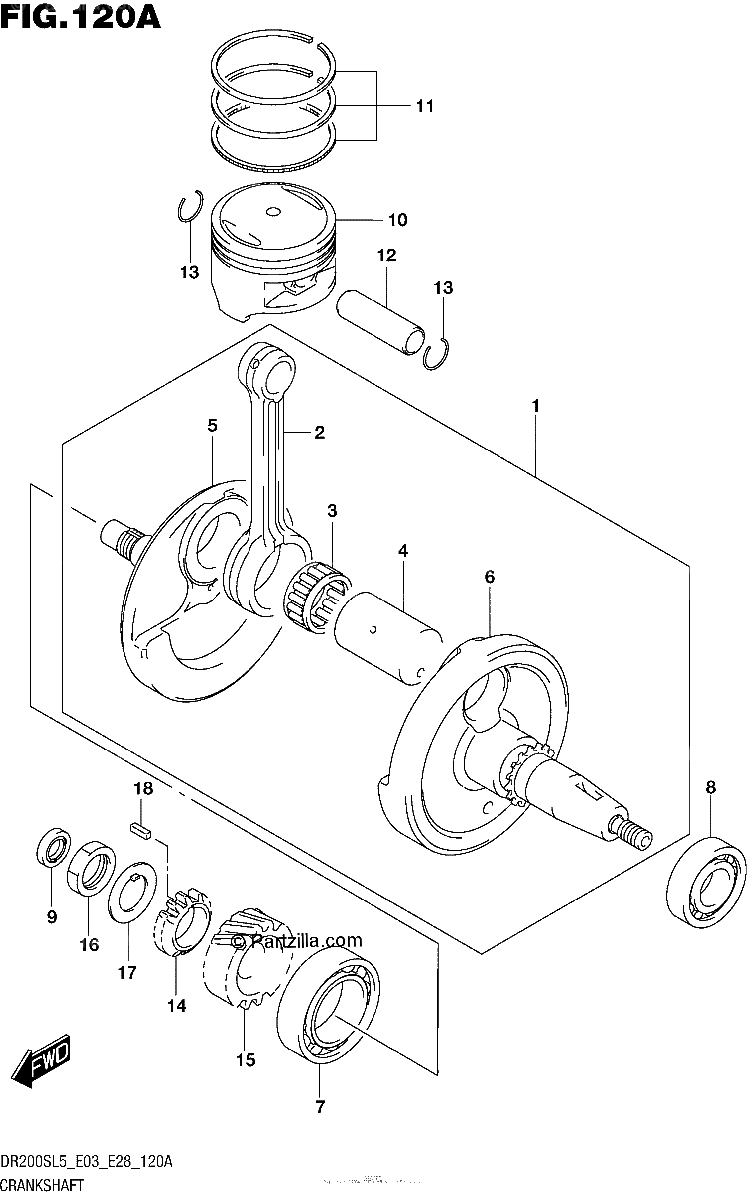 Diagrama de CRANKSHAFT