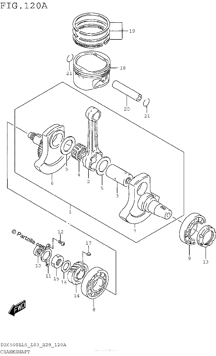 Diagrama de CRANKSHAFT