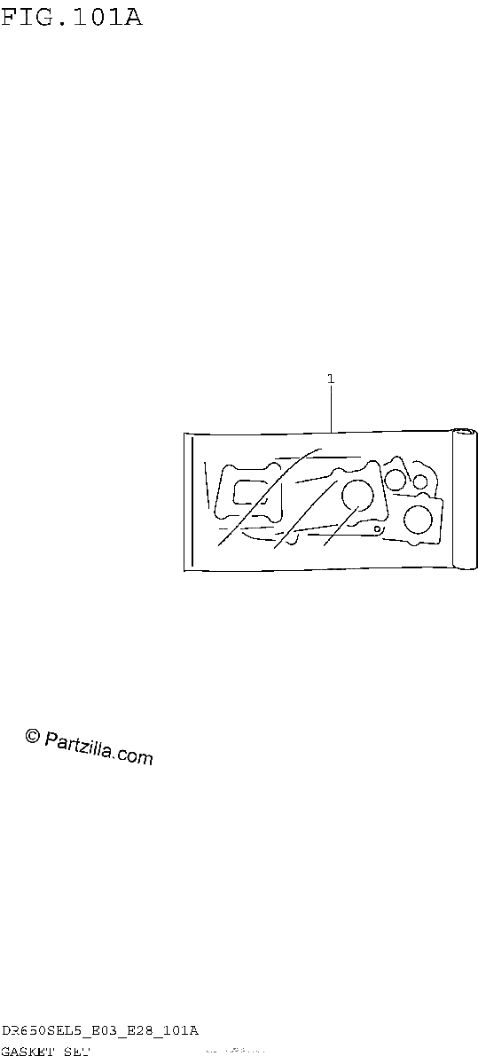 Diagrama de GASKET SET