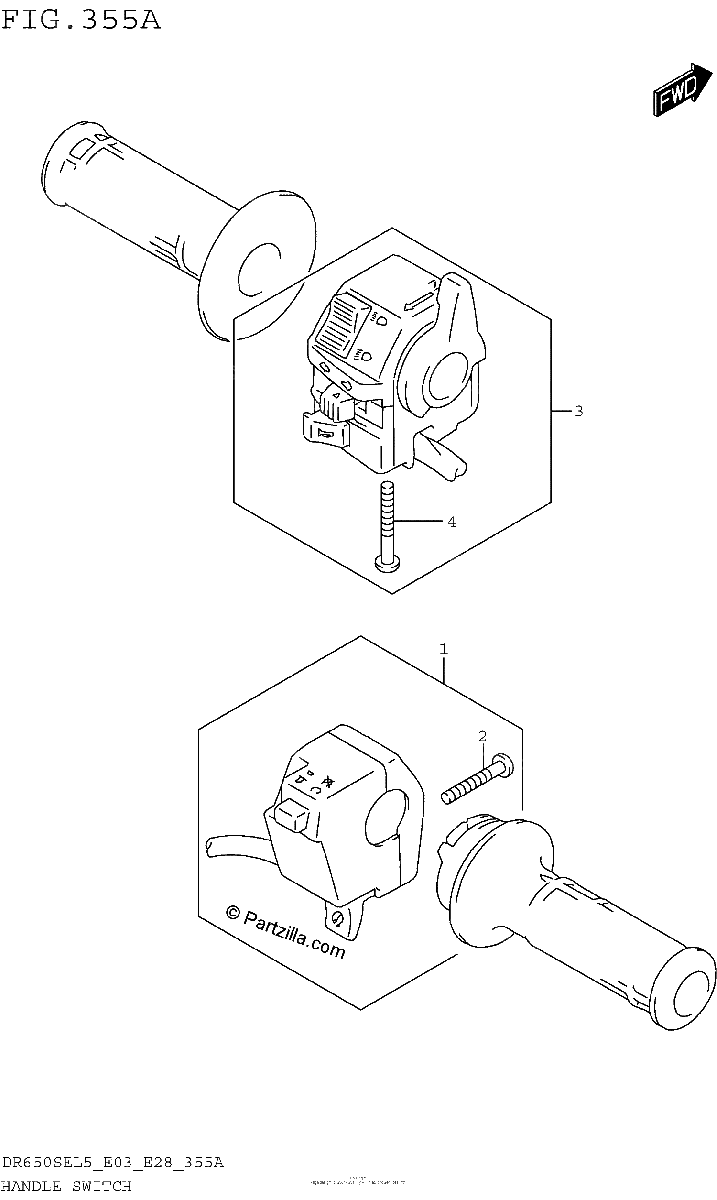 Diagrama de HANDLE SWITCH