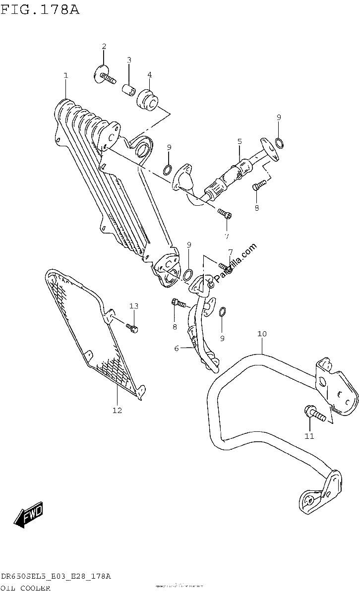 Diagrama de OIL COOLER