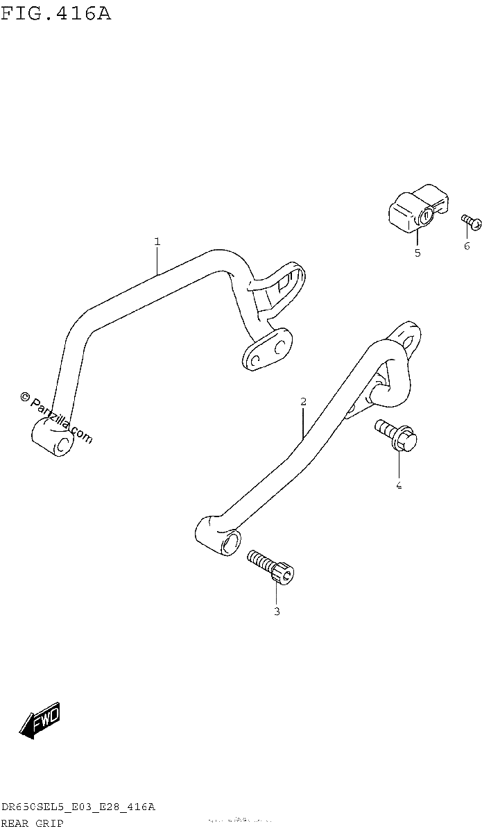 Diagrama de REAR GRIP