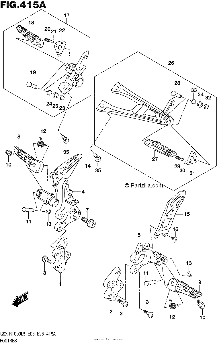 Diagrama de FOOTREST