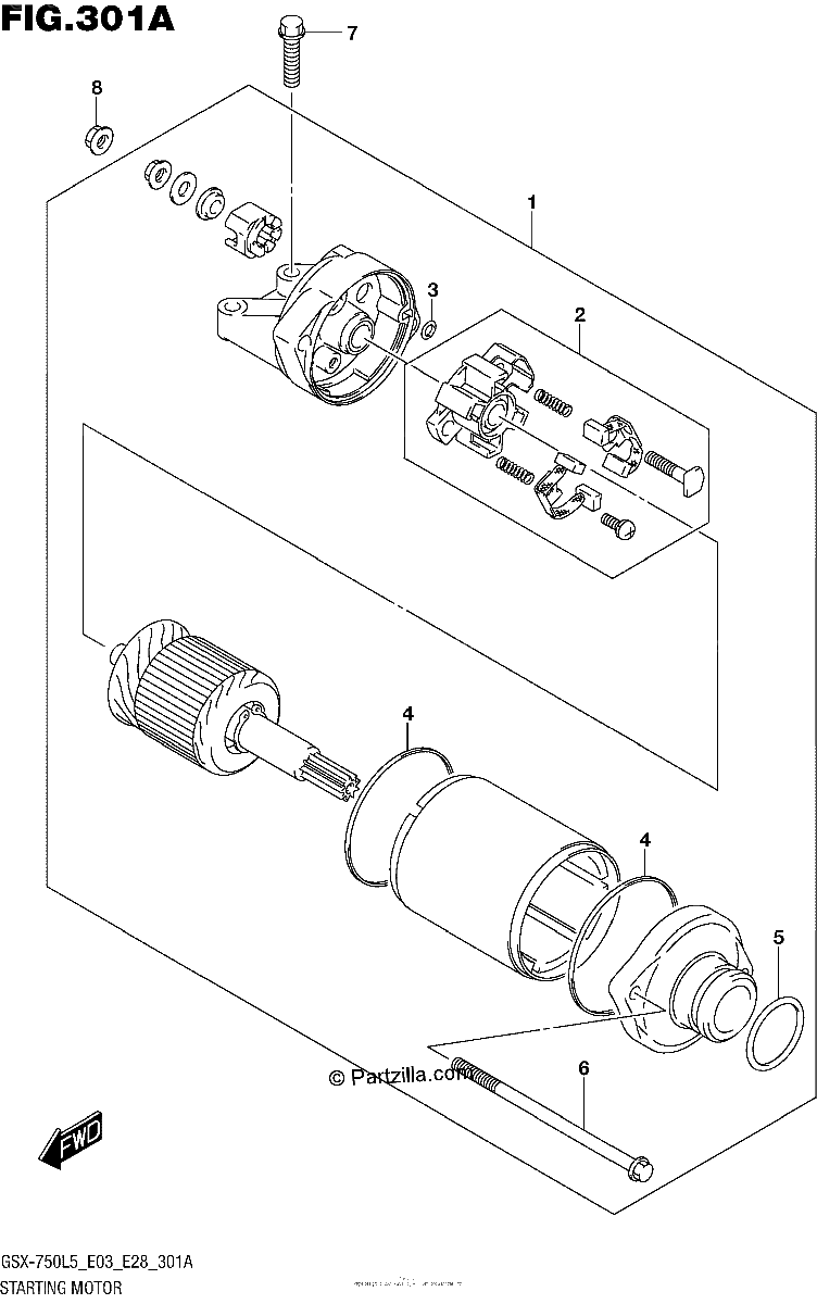 Diagrama de STARTING MOTOR