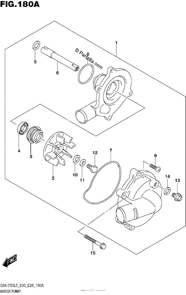 Diagrama de WATER PUMP