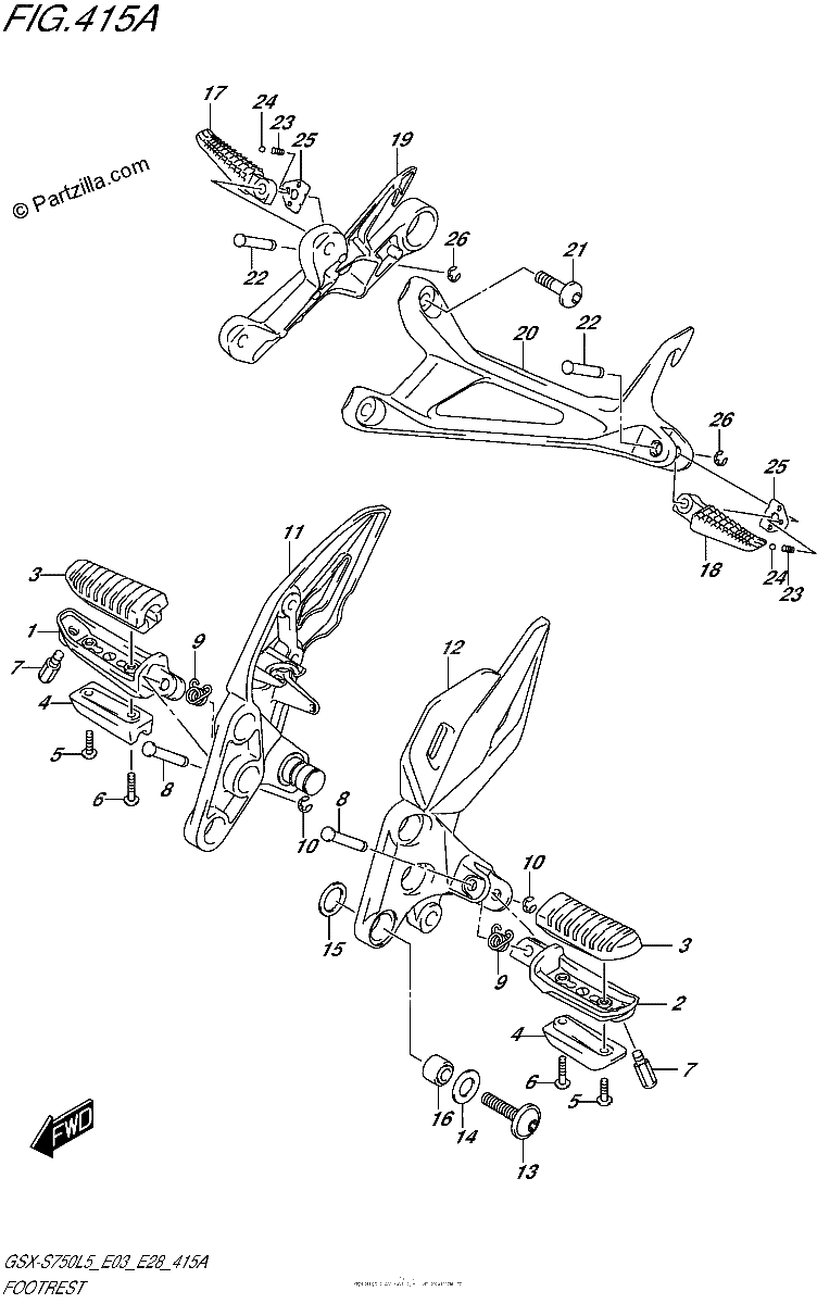 Diagrama de FOOTREST