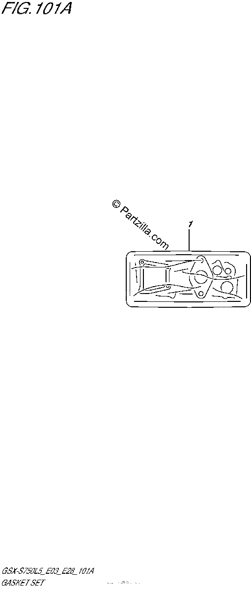 Diagrama de GASKET SET