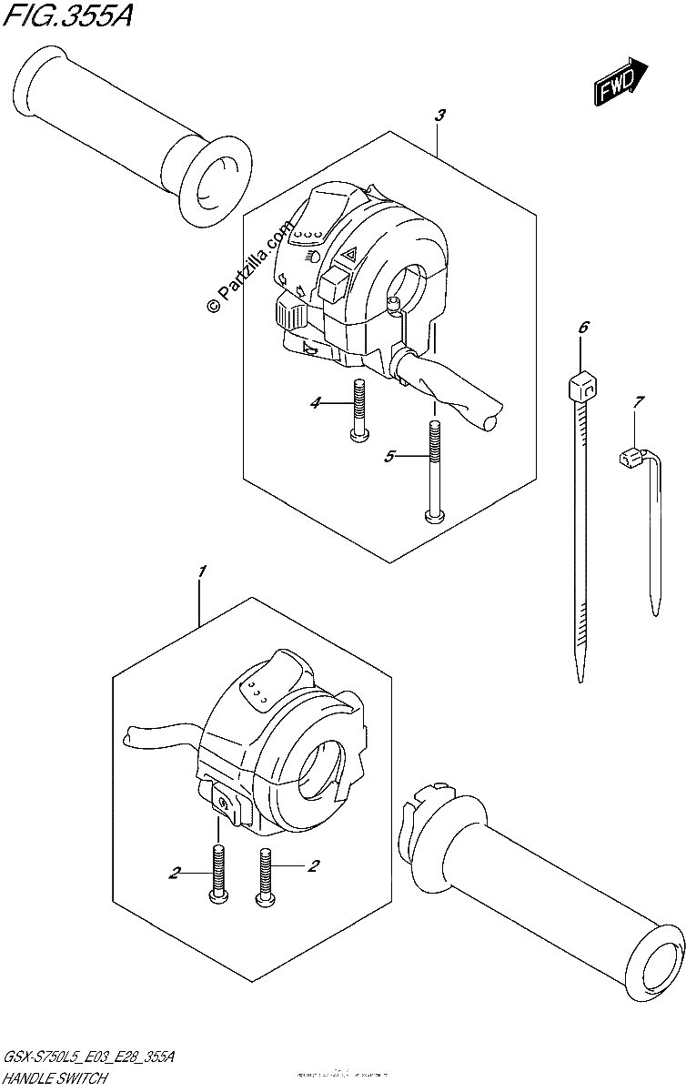 Diagrama de HANDLE SWITCH