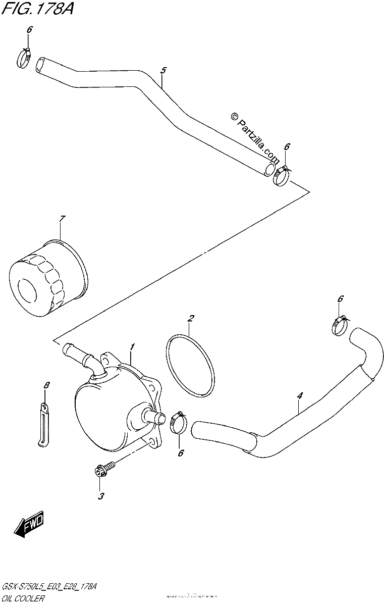 Diagrama de OIL COOLER