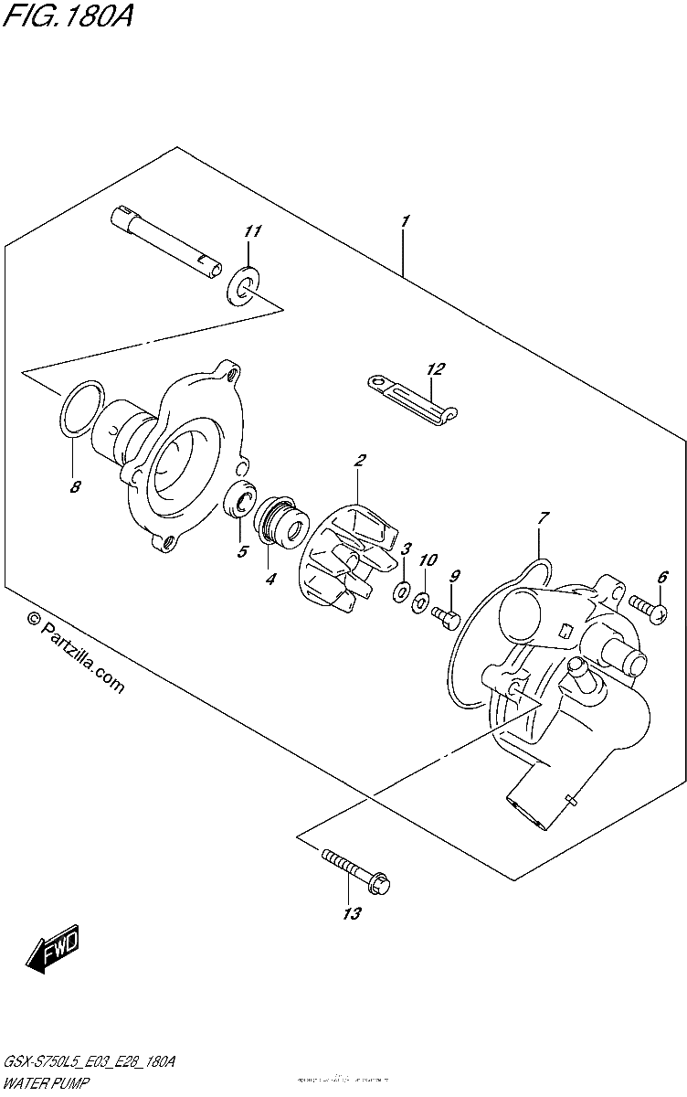 Diagrama de WATER PUMP