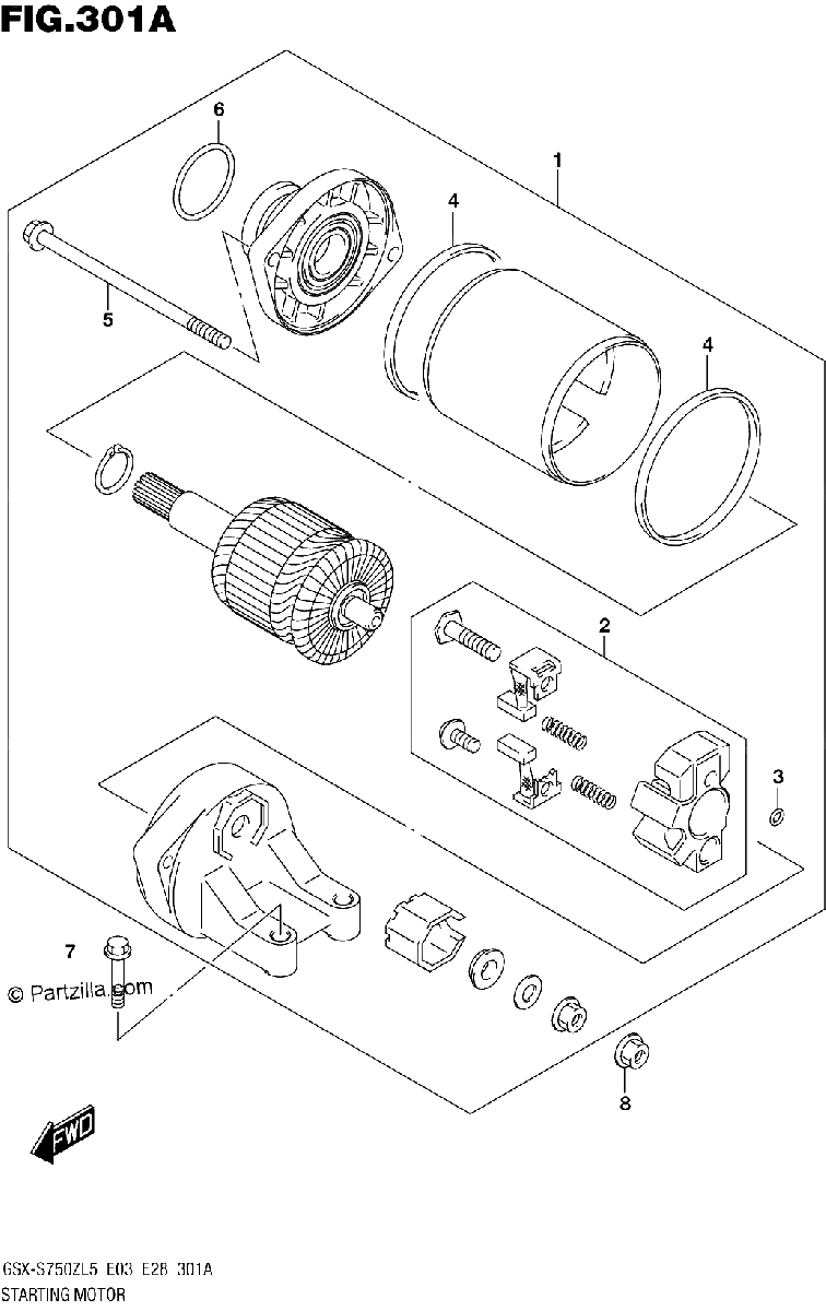 Diagrama de STARTING MOTOR