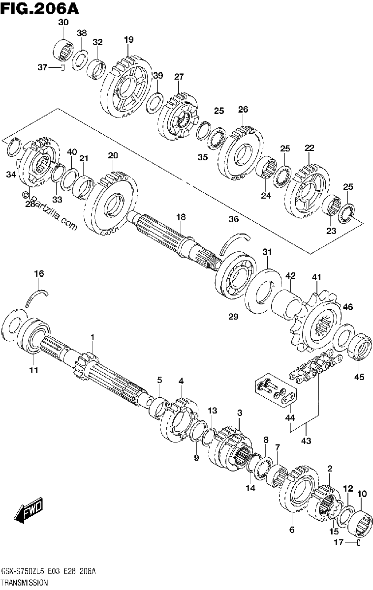 Diagrama de TRANSMISSION